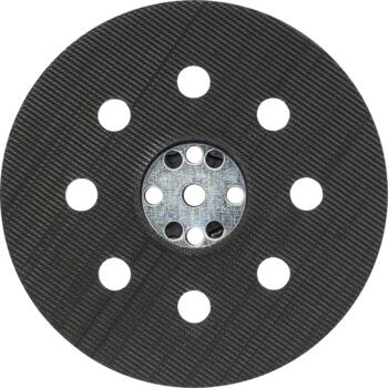 Gumijas slīpēšanas disks vidējs D 115 mm, 1 gab., Ekscentra slīpmašīnām SLĪPĒŠANAS PAMATNE AR 8 ATVERĒM, 2608601065, BOSCH (2608601065)