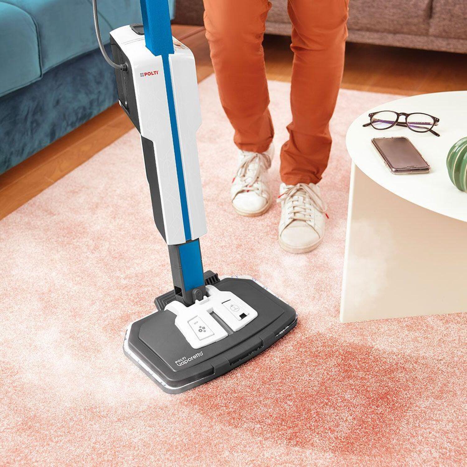 Polti пароочиститель SV620_Style PTEU0305, 1500Вт, 0.5л, 7.5м, 20с, паровой моющий пылесос, 2-в-1, доп. пар, фильтр от накипи (PTEU0305)