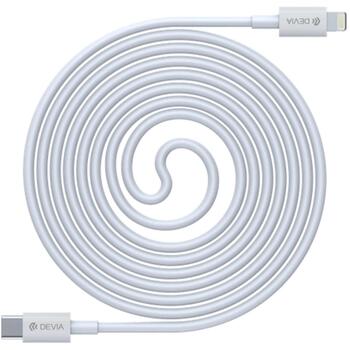 Devia Smart Series PD-кабель, 120EC1060001, 18W, 5V-2,4A, 1,5м, USB-C-Lightning, зарядка и синхронизация данных (120EC1060001)