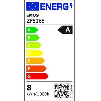 Emos LED лампа A60 ZF5168, 7,2 Вт, 1521 лм, E27, нейтральный белый, 50 000 часов, класс A (ZF5168)