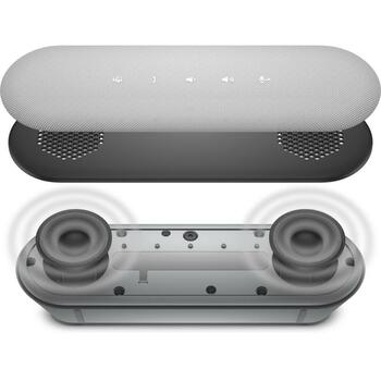 Dell Динамик SP3022/520-AAVQ USB-C 1, USB 2.0 1, Частота 90Hz-20KHz, Встроенный микрофон, Регулировка громкости (520-AAVQ)