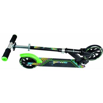 Muuwmi Aluminium Scooter NEON AU 337, 180mm, 82A, ABEC 5, складной, светящиеся колеса, тормоз, 71-92см, 100кг (AU 337)