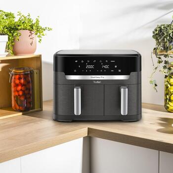 Tefal karstā gaisa friteris EY942HE0, 2700 W, 11 L, 2 atvilktnes, 7 programmas, sinhronizācijas funkcija (EY942HE0)