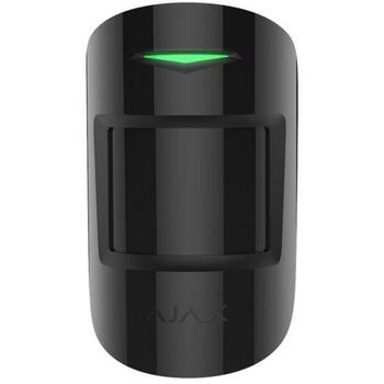 Ajax kustības sensors 38194, bezvadu, melns, darbības temperatūra -10°С līdz +40°С, detektēšanas zona līdz 12 m, PIR (38194)