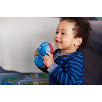 Philips Avent mācību krūzīte ar salmiņu SCF796/01, 200 ml, 9m+, zila, pret noplūdi, ergonomiski rokturi (SCF796/01)