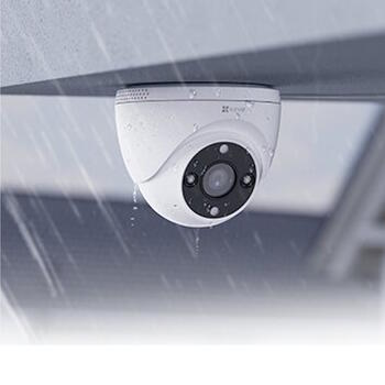 Ezviz H4 CS-H4-3WKFL-2.8mm, 3МП, 2K, IP67, MicroSD до 512ГБ, ночное видение 30м, двусторонняя связь, ИИ (CS-H4-3WKFL-2.8mm)