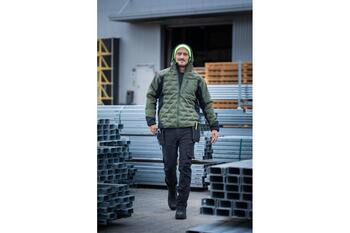 Hogert Куртка HT5K924-2XL, 2XL, 240 г/м², 100% полиэстер, фиксированный капюшон, светоотражающие элементы, осень зима (HT5K924-2XL)