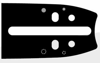 Oregon motorzāģa sliede 535048, 35 cm, 3/8, 1,3 mm, 12 mm, carving (535048)