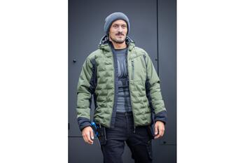 Hogert Jaka HT5K924-XL, XL, 240 g/m², vīriešu, rudens-ziema, kapuce, sintētiska pildījuma, atstarojoši elementi (HT5K924-XL)