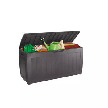 Keter Hollywood Storage Box 29191974939, 270L, 117.5x45x57.3cm, серый, ящик для садовых инструментов (29191974939)