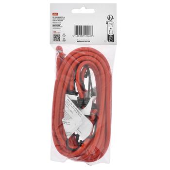 Kreator Bagāžas gumijas KRTH40902, 4 gab, 1000 mm, Ø 8 mm, maks. slodze 7 kg, stiepes izturība 70 kg, tērauda āķi (KRTH40902)