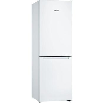 Bosch Холодильник KGN33NWEB, 193L, 89L, 42dB, Класс энергии E, Свободностоящий, No Frost, MultiAirflow, LED дисплей (KGN33NWEB)
