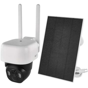 Emos уличная камера IP-1200 WASP H4067, 5MPx, 9 200 mAh, IP44, 135°, ночное видение, двусторонняя связь (H4067)