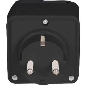 Denver Viedā kontaktligzda PLO-108 118141100060, IP-44, 16A, 2,4GHz, balss vadība, tālvadība, Tuya saderīga (118141100060)