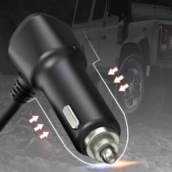 Manta Auto lādētājs MCC201T, 12-24V, 1306W, 3x USB-A, 2x USB-C, PD 36W, QC 3.0, LED displejs (MCC201T)