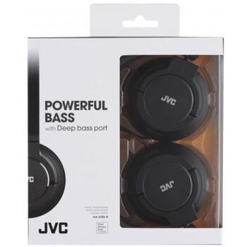 Jvc Наушники HA-S180, HA-S180-B-E, 10 Гц, 22000 Гц, 103 дБ, 32 Ω, 3,5 мм, складные, неодимовые драйверы (JVC HA-S180 black)
