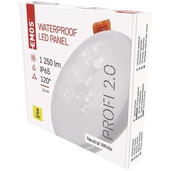 Emos LED светильник VIXXO ZV1142, 13,5 Вт, 220–240 В, 1 250 лм, IP65, 4 000 K, 120°, 30 000 часов (ZV1142)