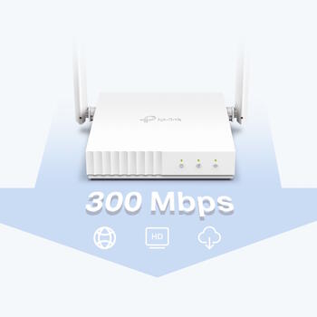 TP-Link TL-WR844N беспроводной маршрутизатор 300 Mbps Wi-Fi N IEEE 802.11b/g/n 1× WAN 4× LAN 10/100 M 2× антенны Белый (TL-WR844N)