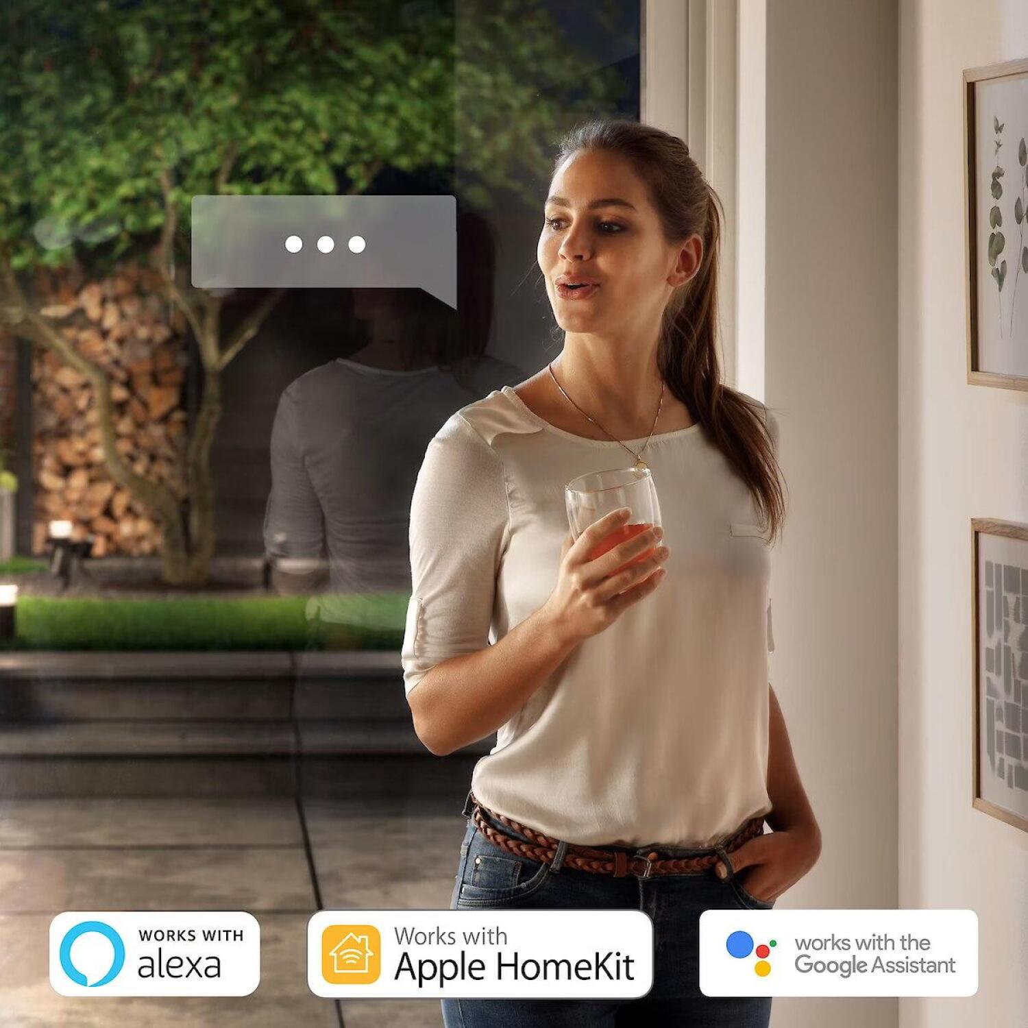 Philips Hue Уличный настенный светильник Daylo 8718696174401, 15Вт, 1060лм, 2000-6500К, IP44, LED, черный, диммируемый (8718696174401)