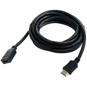 Gembird HDMI удлинитель CC-HDMI4X-10 3 м, HDMI A мужской, HDMI A женский, HDMI 2.0, 18 Гбит/с, 3D, ARC, черный (CC-HDMI4X-10)