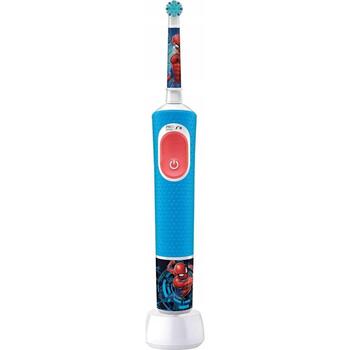 Oral-B elektriskā zobu birste Vitality Pro Spiderman, 1 galviņa, 2 režīmi, taimeris 2 min, litija jonu akumulators, bērniem (Vitality Pro Spiderman)