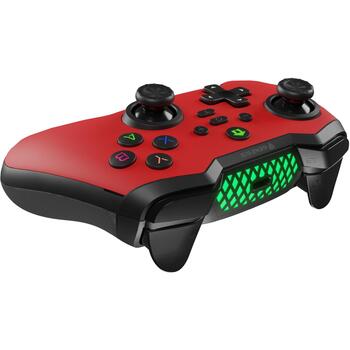Genesis Mangan 400 NJG-2102, беспроводной геймпад, Bluetooth, 1000mAh, 15ч, красный, регулируемая вибрация (NJG-2102)