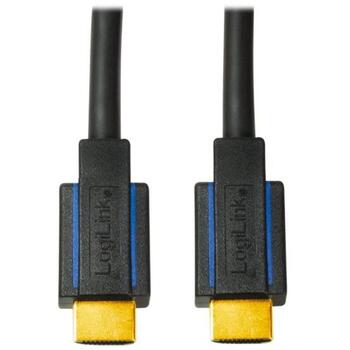LogiLink CHB005 HDMI kabelis, 3 m, HDMI A tipa vīriešu savienotāji, 4K 60Hz, HDR, 18 Gbit/s, melns (CHB005)