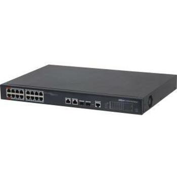 Dahua PFS4218-16ET-240-V3 коммутатор 16 RJ-45 портов, 1000M, PoE, 240W, 8.8 Gbit/c, 4000 MAC адресов (PFS4218-16ET-240-V3)