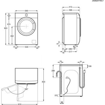 Electrolux veļas mazg.mašīna(front.ielāde), 6kg, balta (EWS6426BE)