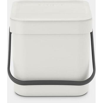 Brabantia Sort & Go мусорное ведро 213267, 6л, 0,6кг, 18,1x24,5x20см, открытая крышка, ручка, настенное крепление (213267)