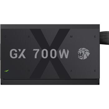 Gamemax barošanas bloks GX 700G, 700 W, Zelts, Nemodulārs, 120 mm ventilators, 10 A (GX 700G)