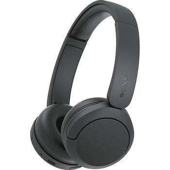 Sony наушники WH-CH530 WHCH530B.CE7, 30мм, 20-20000Гц, 55ч, Bluetooth 6.0, USB-C, микрофон, шумоподавление, черные (WHCH530B.CE7)