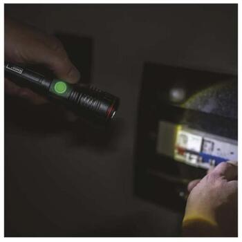 Emos перезаряжаемый металлический фонарь P3116, 600 lm, 2000 mAh, 230 m, 4-8 ч, 3 режима, алюминий, IP44, ударопрочный (P3116)