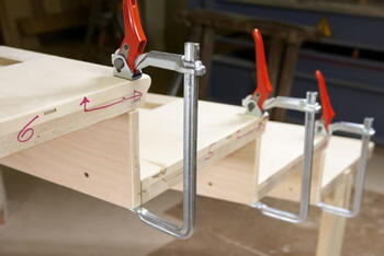 Bessey Līmspīles GSH60, 60mm, 60mm, 5000N, 300mm, 80mm, ātrās atbrīvošanas mehānisms, ergonomisks rokturis (GSH60)