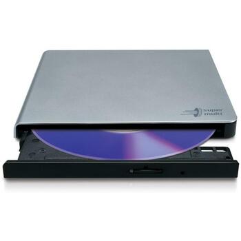 Hl Data Storage DVD-привод GP57ES40 8x скорость записи, USB 2.0, поддержка M-DISC, серебристый (GP57ES40)