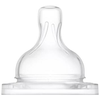 Philips Avent Антиколиковые соски для бутылочек SCY764/02, 2 шт., 6M+, быстрый поток, силикон, без BPA, антиколиковый клапан (SCY764/02)