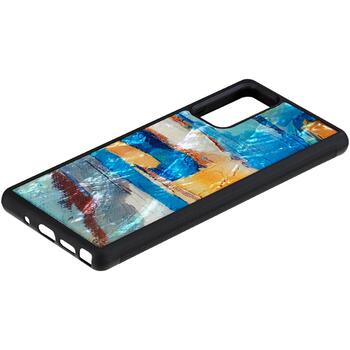 Ikins чехол для Samsung Galaxy Note 20 K4748J, голубой цвет, поликарбонат, задняя крышка, вырез под камеру, вырезы под порты (K4748J)