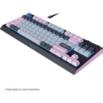 Razer BlackWidow V4 Tenkeyless HyperSpeed RZ03-05481200-R3M1 spēļu tastatūra, bezvadu, Bluetooth, 2.4 GHz, US QWERTY (RZ03-05481200-R3M1)