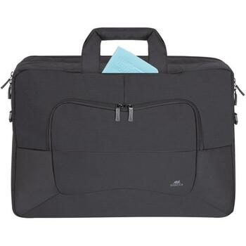 Rivacase Чехол 8455BLACK, 17.3'', 320mm, 790g, 470mm, 160mm, полиэстер, черный, плечевой ремень, ручки (8455BLACK)