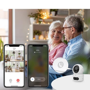 Ezviz H7C CS-H7c-44WF-W2 внутренняя 4MP 2K+ Pan & Tilt камера, 360°, 90°, 2.8/6mm, MicroSD до 512GB, Wi-Fi 6, ночное видение (CS-H7c-44WF-W2)