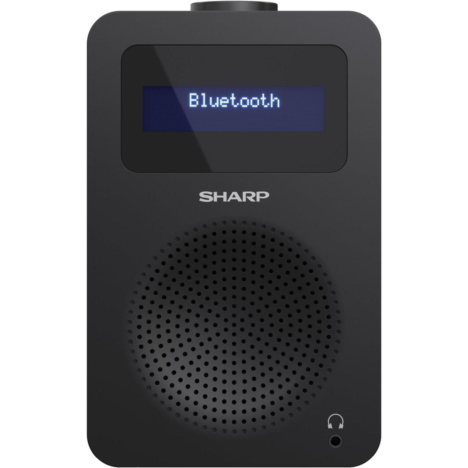 Sharp DAB+ радио DR-430(BK), 5W, Bluetooth, ЖК дисплей, черный цвет (DR-430(BK))