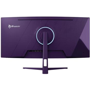 Arozzi monitors Nova AZ-NO-34T2K165-PP, 34 collas, VA, UWQHD, 165 Hz, 1 ms, 3440 x 1440, 350 cd/m², 21:9, ieliekts, HDR, violeta (AZ-NO-34T2K165-PP)
