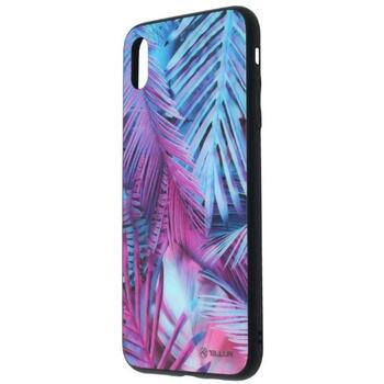 Tellur TLL121375, iPhone XS Max aizmugurējais vāciņš, poliuretāns, violeta/zila, pret skrāpējumiem, putekļu drošs (TLL121375)