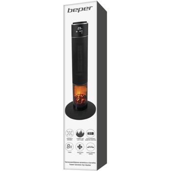 Beper Обогреватель-ветродуй P203TER001, 2000 Вт, 220-240 В, Вентилятор, Таймер, Термостат, Пульт дистанционного управления (P203TER001)