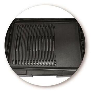 Thomson Электрический столовый гриль THGR47046, 1650 W, 35,6 x 25,4 см, регулируемый термостат, антипригарное покрытие (THGR47046)