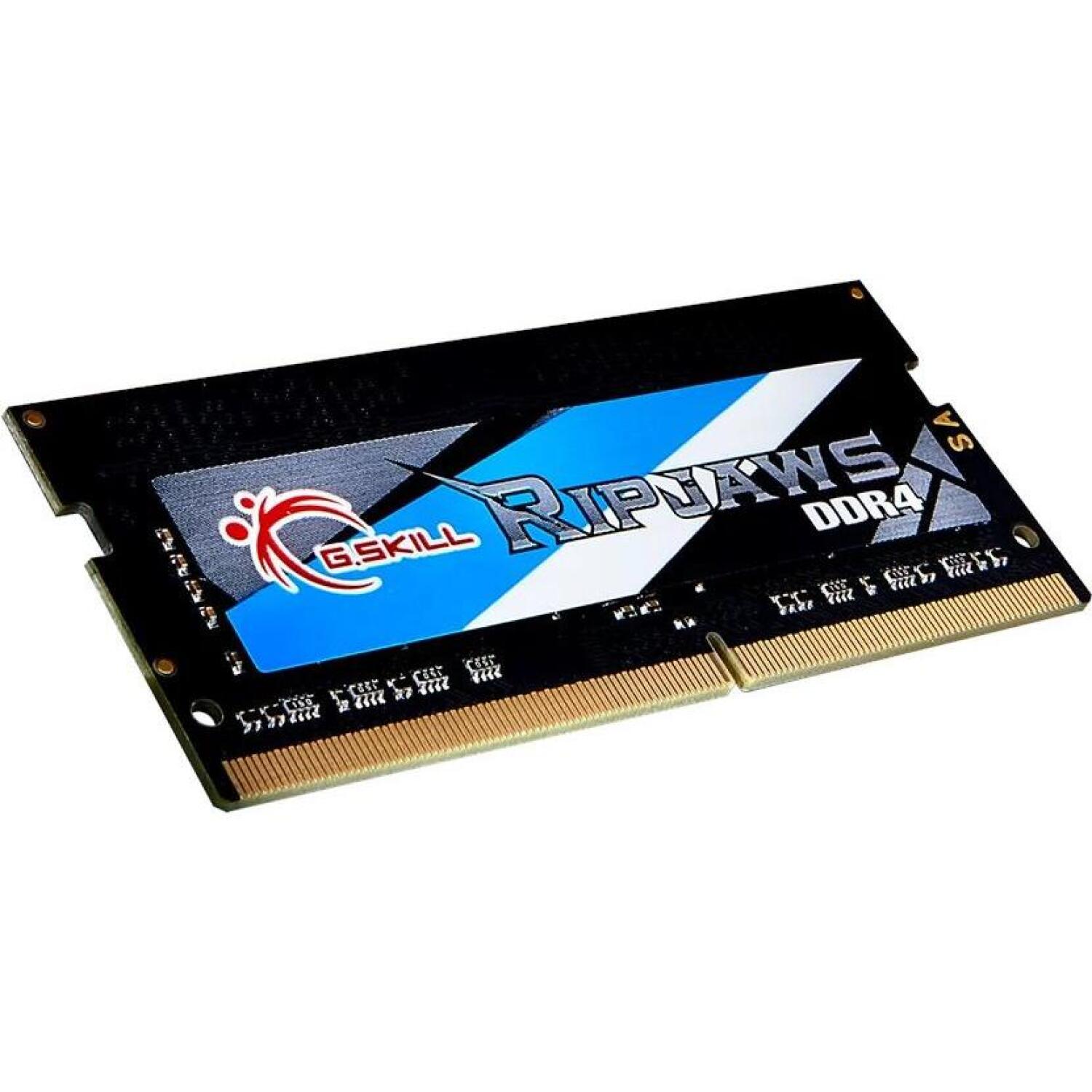 G.Skill Ripjaws F4-3200C22D-32GRS модуль памяти, 32GB, 2x16GB, DDR4, 3200MHz, CL22, 1.2V, SO-DIMM, радиатор (F4-3200C22D-32GRS)