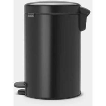 Brabantia NewIcon 113741 atkritumu tvertne ar pedāli, 12 l, 25,1 cm, klusa vāka aizvēršanās, izņemams grozs (113741)