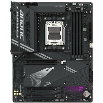 Gigabyte Dēlis X870 A ELITE WIFI7 1.1, AMD Socket AM5, 4*DIMM DDR5, 4*M.2, 2.5GbE LAN, Wi-Fi 7, 16+2+2 fāzes VRM (X870 A ELITE WIFI7 1.1)