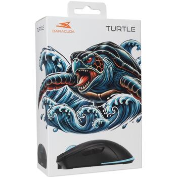 Baracuda Мышь TURTLE-B BGM-121, 3200 DPI, 6 кнопок, 95 г, RF 2.4 GHz, подсветка, для правой руки (TURTLE-B)