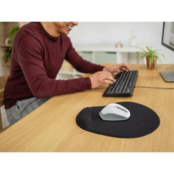 Trust gēla peles paliktnis BigFoot XL 23728, 255x295mm, 292mm, 19mm, melns, ergonomisks, neslīdošs apakšpuse (23728)